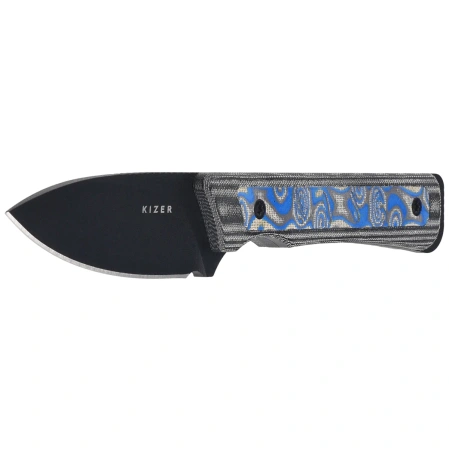 Nóż Kizer Whiskey Jack Black/Multicolored Vortex Micarta, Black CPM 10V by Jonathan Styles (1108A1)