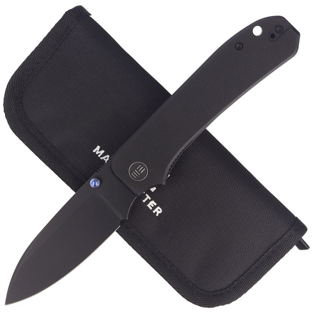 Nóż składany WE Knife Big Banter Black G10, Black Stonewashed CPM 20CV by Ben Petersen (WE21045-1)