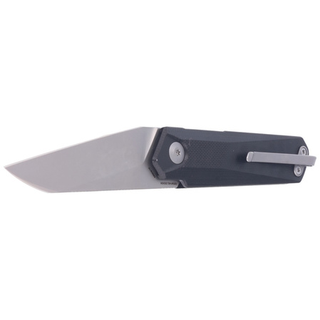 Civivi Knife Ki-V Plus G10 Black, Silver Bead Blasted Nitro-V by Ostap Hel (C20005B-1)