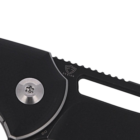 CIVIVI Knife Odium Black G10, Black Stonewashed by Ferrum Forge Knife Works (C2010E)