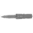 Nóż automatyczny OTF Microtech Dirac Delta D/E Natural Clear Aluminium, Apocalyptic F/S by Tony Marfione (227-D12APNC)