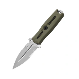 Kizer Norcross Knife Olive Green G10, Stonewashed Nitro-V by L.F (ZX-FB01A4)