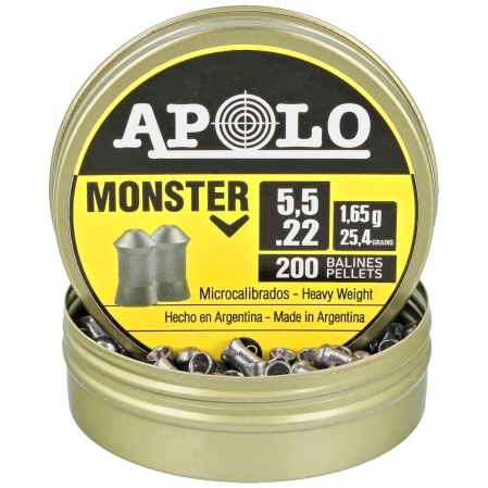 Apolo Monster 5.50 mm, 200 szt. 1.65g/25.4gr (19931)