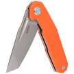 Kubey Carve Knife KB237I Orange G10, Bead Blasted AUS-10