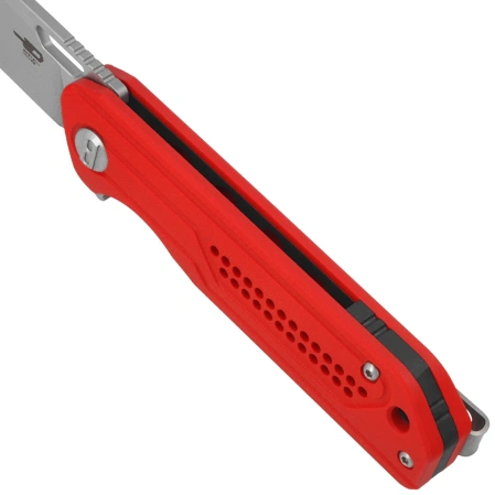 Bestech Circuit Knife Red G10, Satin K110 (BG35C-1)