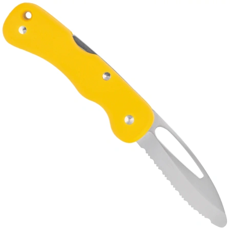 MAC 697 Rescue Knife Yellow Nylon, Mirror 420 (697RSC.Y)