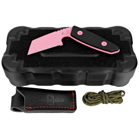 Turq Gear Mantis Black G10 Cubic HW Pink, Cerakote Pink Sleipner