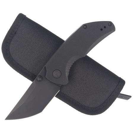 CIVIVI Knife Thug 2 Black G10, Black Stonewashed Nitro-V by Matt Christensen (C20028C-1)