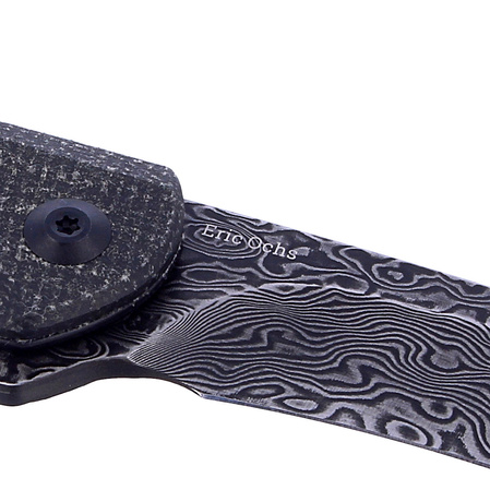 Nóż składany CIVIVI Mini Sandbar Black Micarta, Black Damascus by Eric Ochs (C20011-DS1)