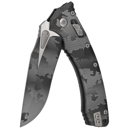 Nóż składany Microtech Amphibian Ram-Lok S/E Urban Camo Aluminium, Urban Camo M390MK by Tony Marfione