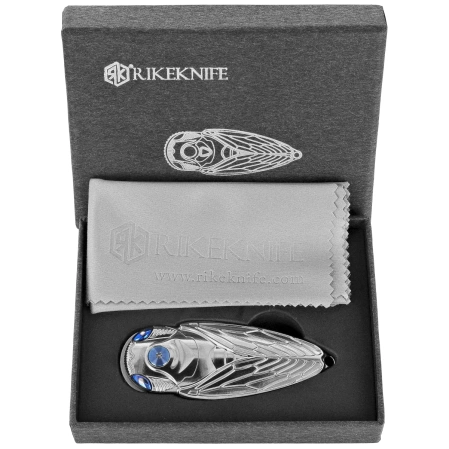 Rike Knife RK Cicada-P Grey Titanium, Bead Blasted M390