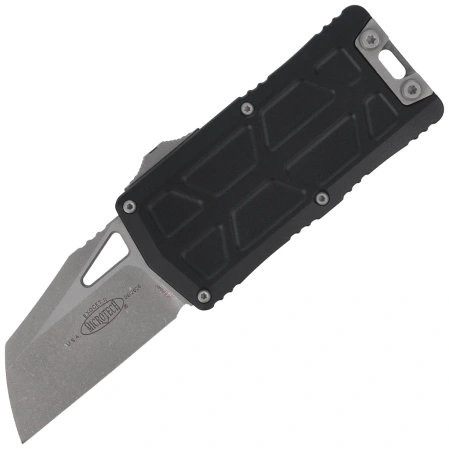 Nóż automatyczny OTF Microtech Exocet II Wharncliffe Black Aluminium, Apocalyptic M390 by Tony Marfione (1156-10AP)