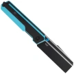 Bestech Tardis Black/Sky Blue G10, Black DLC/Satin D2 by Ostap Hel Knife (BG54F)