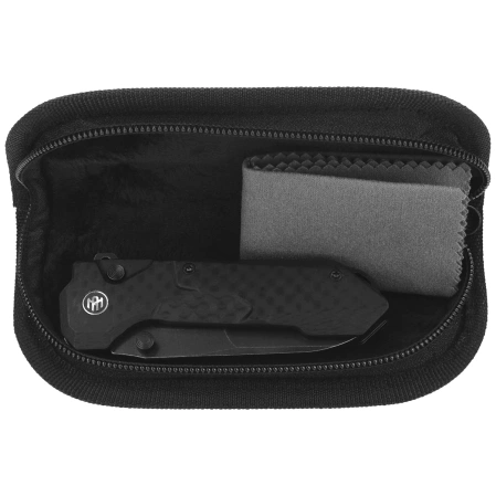 Nóż składany Remette Cosmic Black Milled CF/G10, Black Titanium Plating 14C28N (RTCO-GC)
