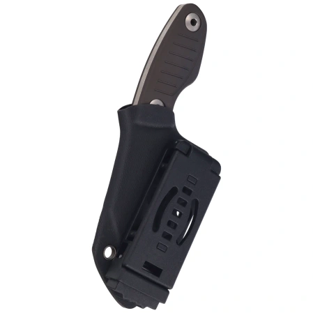 Nóż Kizer Nightjar Gray Aluminium, Stonewashed AUS-10 by Vincent Rizzo (1114A2)
