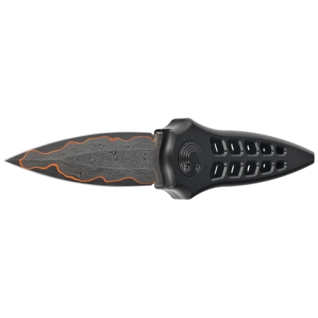 Nóż grawitacyjny Paragon Warlock Enchanted 6061 Custom Model 7 Black Aluminium, Damsacus Baker Forge Raindrop Gomai Copper Shim 80CRV (ENCHA-B-BFD)