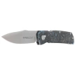 Maserin Power 502/B Knife Black-Blue Fat Carbon, Satin N690 by Sergio Consoli
