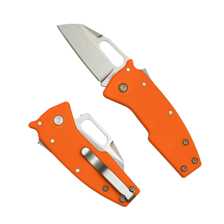 Demko Nano-Shark SF Orange GRN, Stonewashed AUS10A by Andrew Demko (NANO-10A-Orange GRN-SF)