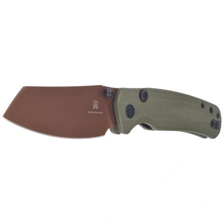 Bestechman Cicada's Wing-TL Knife OD Green G10, Gold PVD 10Cr15CoMoV (BMK24H)