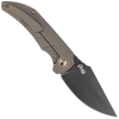 WE Knife Riff-Raff Bronze Titanium, Black Stonewash CPM 20CV by Matthew Christensen (WE22020B-1)