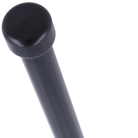 ESP hardened expandable baton 18'' leather-imitation grip (ExB 18HL-BK BH-54HL)