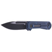 Nóż składany WE Knife Double Helix Blue Titanium, Black Stonewash CPM S35VN (815C)