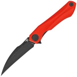 Bestech Ivy Red G10, Black Stonewashed 14C28N by Ostap Hel (BG59D)