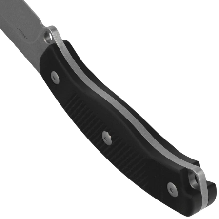 Kubey Bearcat Knife Black G10, Beadblasted 14C28N by Maksim Epifantsev (KU426A)