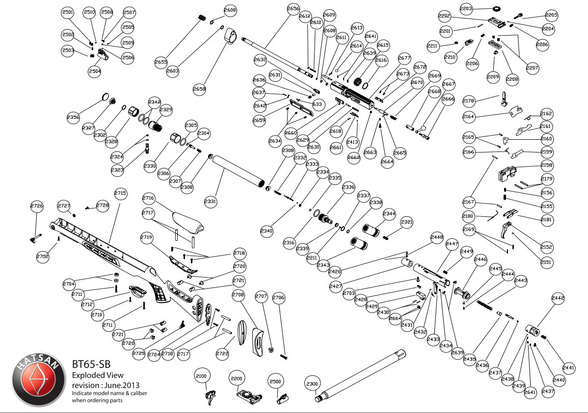 Hatsan Galatian Cartridge Cover: I - IV, TS, Auto 5 and 6, Tact Auto, Carabine, Gladius and BT65 SB-Elite, BT65 SB QE Carnivore, BT65 RB, BT65 RB-Elite
