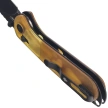 Nóż składany Kizer Buddy II Yellow PEI, Black PVD / Stonewashed AEB-L by Maksim Epifantsev (V3790A1)