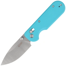 Nóż składany Kubey Bedrock Tiffany Blue G10, Satin D2 (KU505B)