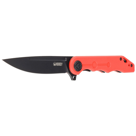 Kubey Knife Mizo Red G10, Blackwashed AUS-10 by Tiguass (KU312C)