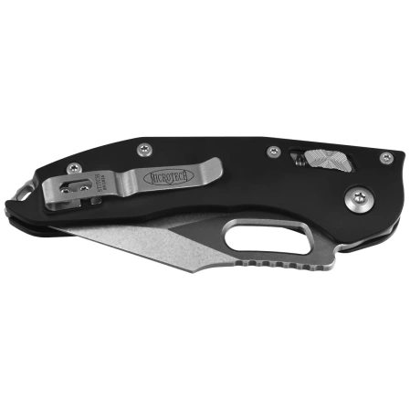 Nóż składany Microtech Stitch Ram-Lok S/E Black Aluminium, Stonewashed M390MK by Borka Blades and Tony Marfione (169RL-10)
