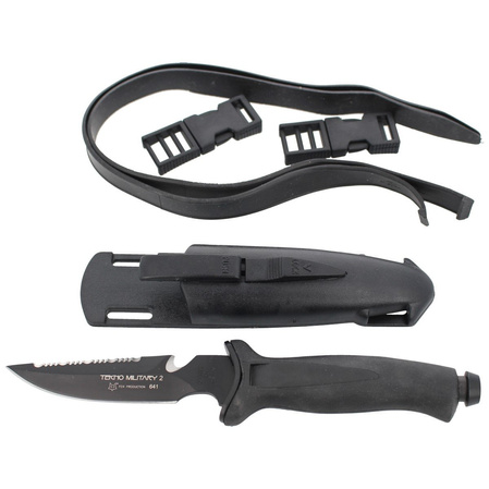 FOX Tekno Military 2 Black Diving Knife (641)