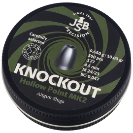 Śrut JSB Slug KnockOut MKII .177 / 4.51 mm, 0.651 g, 200 szt. (546224-500)
