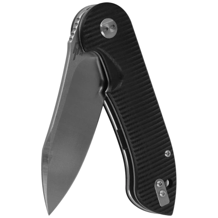 Bestech Torpedo Knife Black G10, Stonewashed / Satin D2 (BG17A-1)
