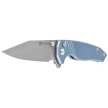 Sencut Selkyris Knife Blue Aluminum, Stonewashed D2 (S25068-3)