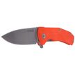 Nóż składany LionSteel KUR G10 Orange, Stonewashed Sleipner by Molletta (KUR OR)