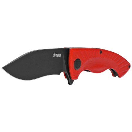 Kubey Timberwolf KU208I Knife Red G10, Blackwashed 14C28N