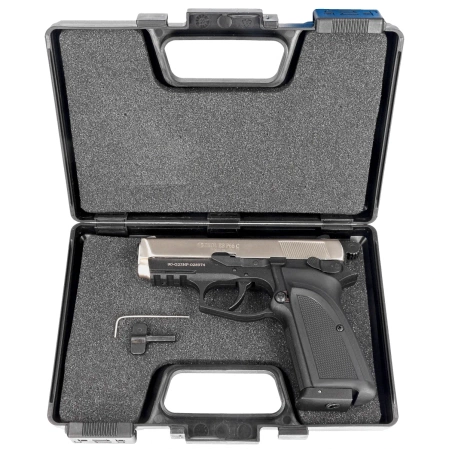 Airgun set 19: Voltran Ekol ES P66C Satin 4.5 mm Pistol, 1400 BBs, 10 CO₂ cartridges, 100 targets