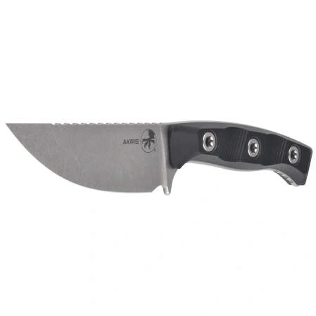 Microtech Akris S/E Knife Black G10, Stonewashed M390MK by Tony Marfione (95-10BK-5)