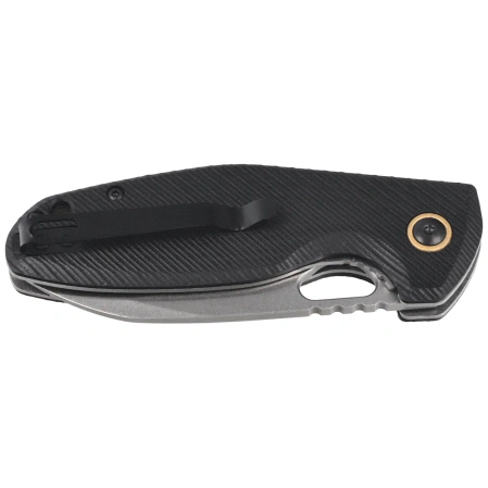 Nóż składany BlackFox Puffy Black G10, Stonewashed 10Cr15CoMov (BF-786 G10B)