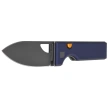 Kizer Little Ringbo Knife Blue Aluminum, Gray PVD / Stonewashed AEB-L by Matija Milović (V3708A3)
