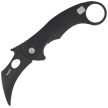 LionSteel L.E.One Mid Karambit Knife Black Aluminium, Black M390 by Emerson Design (LE2 A BB)