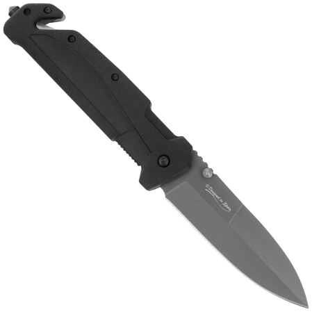 Nóż składany K25 AH-64 Black Rubber, Titanium 3Cr13MoV (18871)