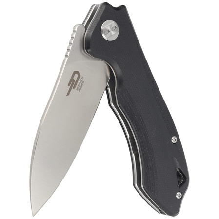 Nóż składany Bestech Beluga Black G10, Stonewashed / Satin D2 (BG11D-2)
