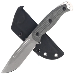 Kizer Ursa Major Knife Black Micarta, Satin Nitro-V by Maksim Epifantsev (1082A3)