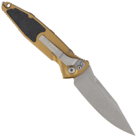 Microtech Socom Elite Auto S/E Knife Tan Aluminium, Apocalyptic M390MK by Tony Marfione (160A-10APTA)