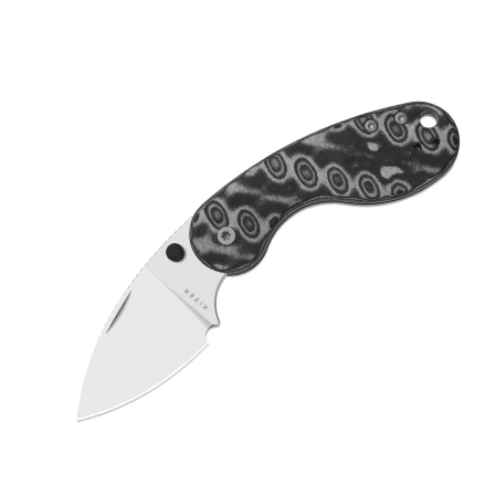 Nóż składany Kizer Microbe DSJ AirTi Black-White Vortex Pattern Micarta, Satin 14C28N by Maksim Epifantsev (V2742DSJA2)