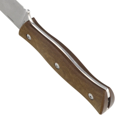Nóż Maserin Woodsman 917/PM Brown Paperstone, Stonewashed Nitro X7 by Igor Bortolussi